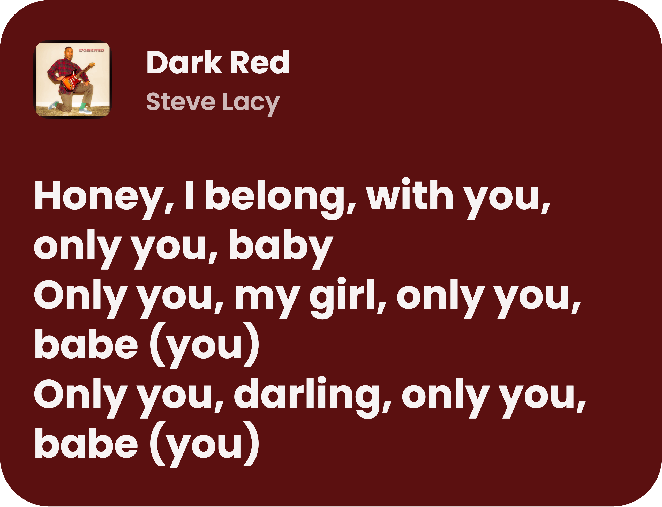 Dark Red -Steve Lacy